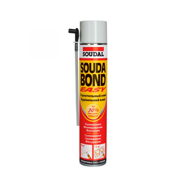 Полиуретановый клей в аэрозоле Soudabond Easy (коробка 12 шт.) » Soudal